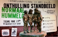 Onthulling standbeeld Normaal 